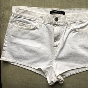 J Brand White Booty Shorts Size 29